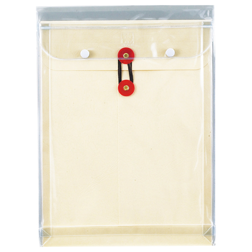 ﾏﾁﾋﾓ付ﾋﾞﾆｰﾙ保存袋 ﾚｻﾞｯｸ 角2 184g/m2 白 1枚画像