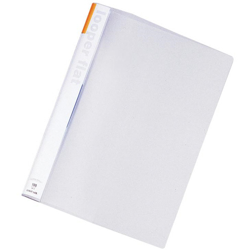 ﾙｰﾊﾟｰﾌﾗｯﾄ A4ﾀﾃ 2穴 100枚収容 黄 1冊画像