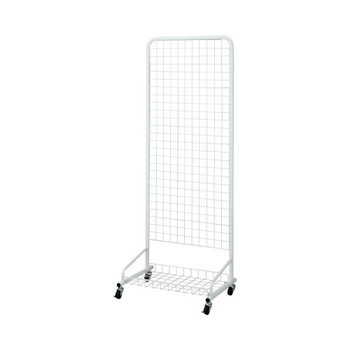 スキマ　ネット什器　幅６００　ホワイト