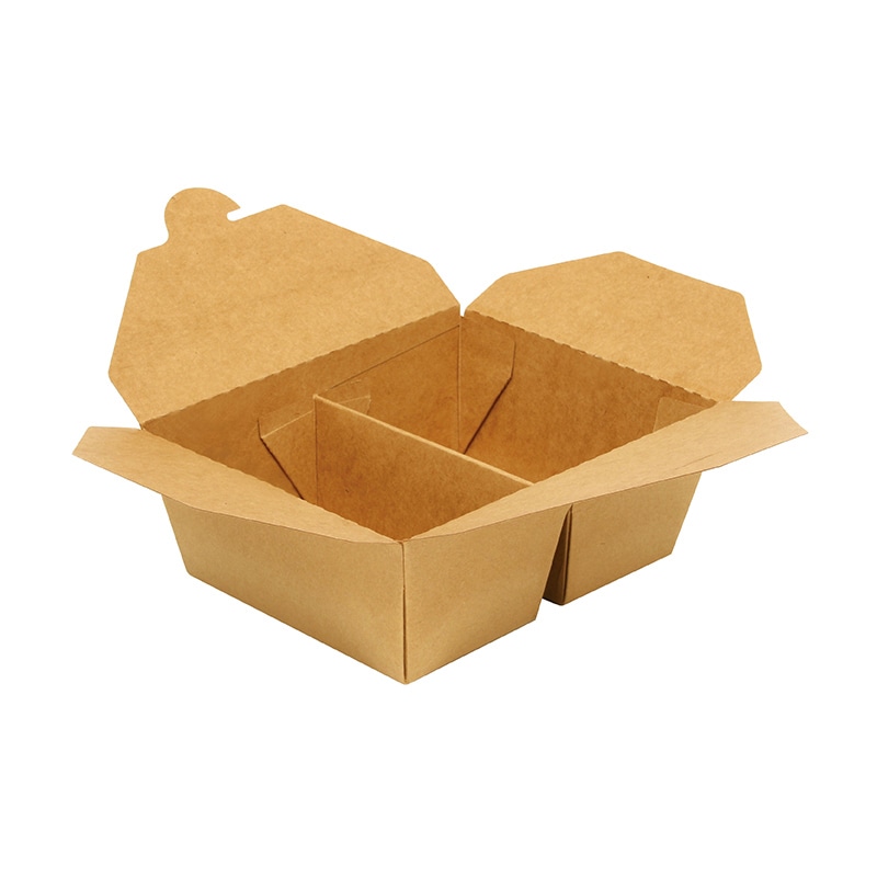 ペーパーランチＢＯＸ　２仕切　１７－１４　５０枚画像