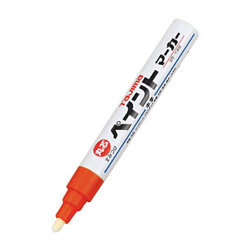 すみつけﾍﾟｲﾝﾄﾏｰｶｰ 中字 丸芯 赤 1本画像