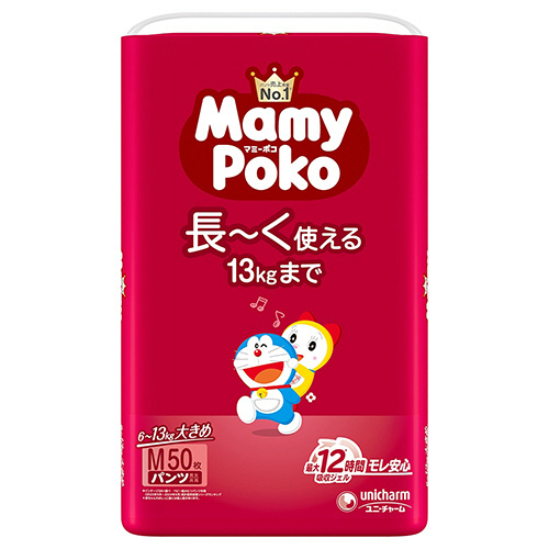 ﾏﾐｰﾎﾟｺﾊﾟﾝﾂ ﾄﾞﾗえもん M 1ﾊﾟｯｸ(50枚)画像