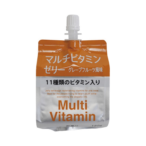 マルチビタミンゼリーグレープフルーツ風味　３０個画像