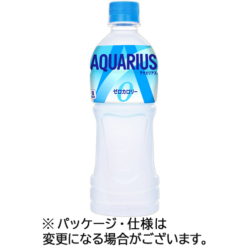ｱｸｴﾘｱｽ ｾﾞﾛ 500mL ﾍﾟｯﾄﾎﾞﾄﾙ 1ｾｯﾄ(48本:24本×2ｹｰｽ)画像