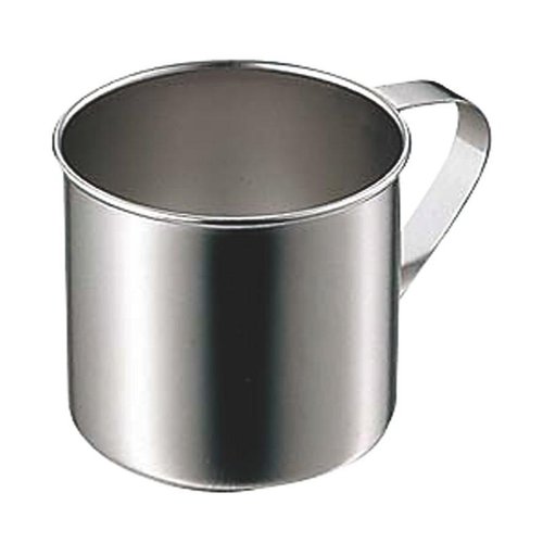 調理道具 柏18-8手付コップ 8cm(400cc)