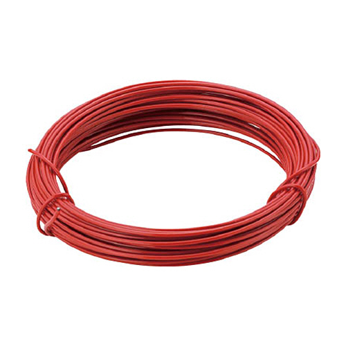 ｶﾗｰ針金小巻ﾀｲﾌﾟ 太さ1.2mm×10m 赤 1巻