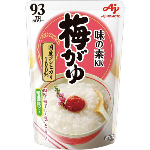 味の素KKおかゆ 梅がゆ 250g 1ｾｯﾄ(27ﾊﾟｯｸ)画像