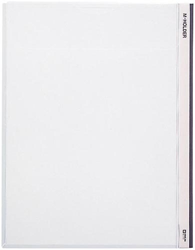 Ｍホルダー　Ａ４縦　収納幅１０ｍｍ　乳白　５枚