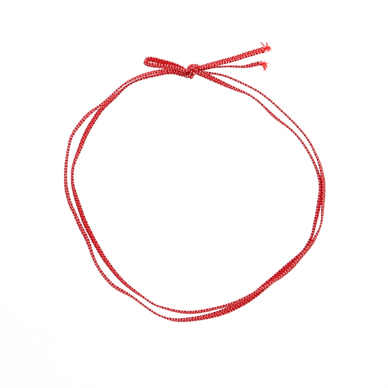 平彩ゴム二重　片花結び７４ｃｍ　折径１５ｃｍ　赤画像