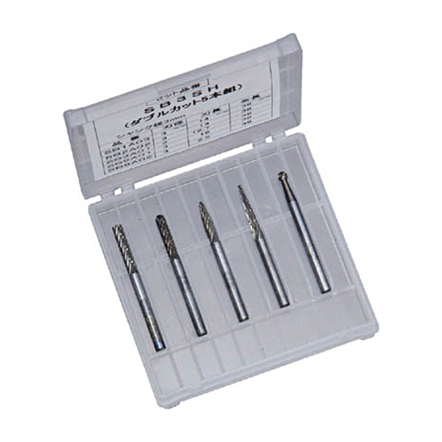超硬ﾊﾞｰ5本組ｾｯﾄ ｼｬﾝｸ径3mm 1ｾｯﾄ画像