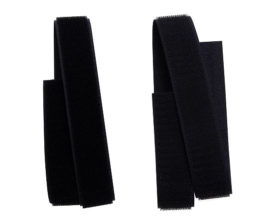 強力面ファスナー バリバリテープ 縫製用 25×500mm 黒 1セット（2組入）画像