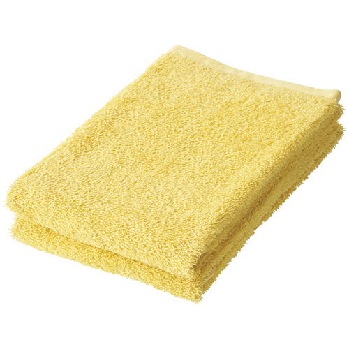 ﾃﾗｶﾗｰﾀｵﾙ ﾌｪｲｽﾀｵﾙ ｲｴﾛｰ 1ﾊﾟｯｸ(2枚)画像