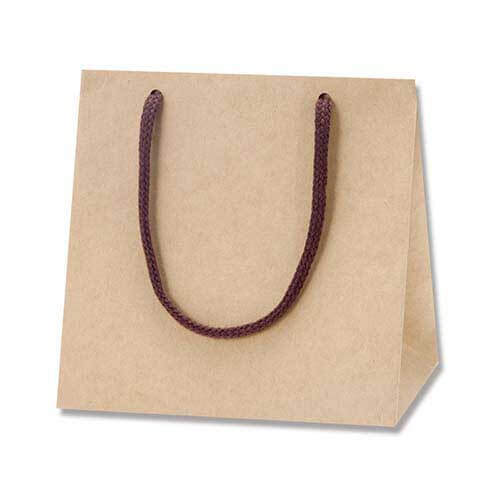 手提げ紙袋（クラフト・アクリル紐・幅160×マチ110×高さ160mm）画像