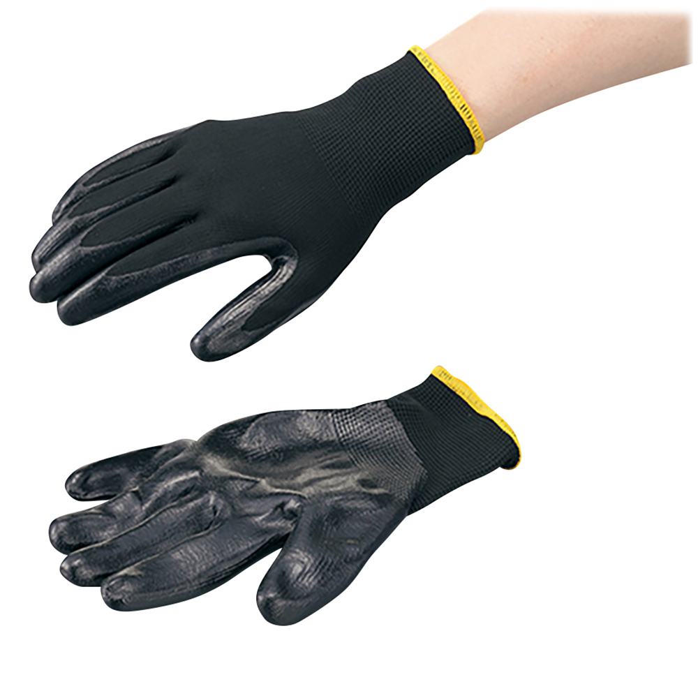 ニトリルコート手袋　M