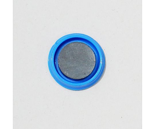 カラーマグネット　丸型　No.30　青　10個入 10個まとめて並べられた丸型の青いマグネット