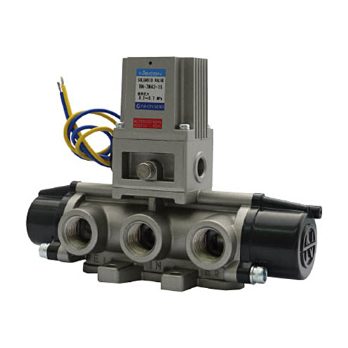 ﾊﾟｲﾛｯﾄ式4方向電磁弁(ｼﾝｸﾞﾙｿﾚﾉｲﾄﾞﾀｲﾌﾟ) Rc1/2 1台画像