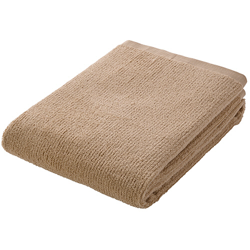 無撚糸大判ﾊﾞｽﾀｵﾙ ﾘﾌﾞｶﾗｰ ﾍﾞｰｼﾞｭ 1枚画像