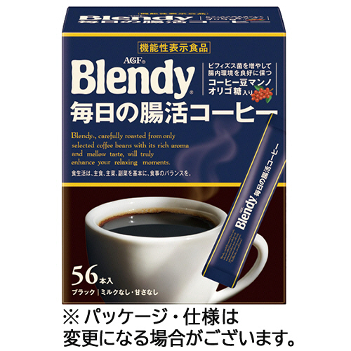 ﾌﾞﾚﾝﾃﾞｨ ｽﾃｨｯｸﾌﾞﾗｯｸ毎日の腸活ｺｰﾋｰ 1箱(56本)画像