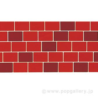 ビニール幕 レンガのイラスト画像