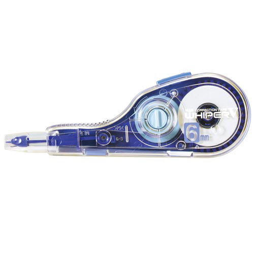 修正テープ　ホワイパーV　6mm　ブルー　本体