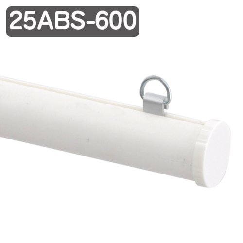 売場備品 メディアホルダー樹脂 25ABS-600 白 友屋画像