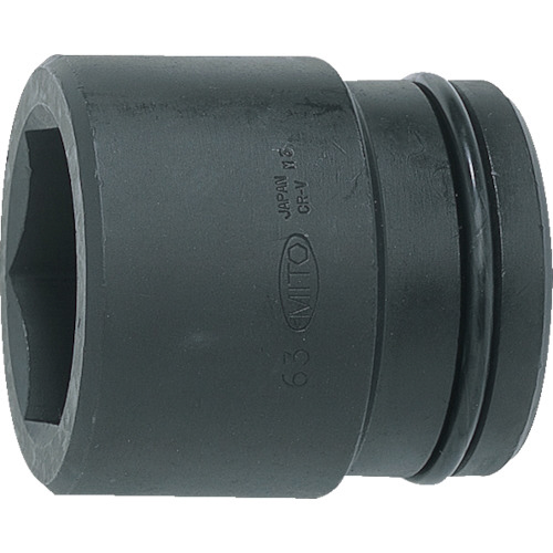 1-1/2　インパクトレンチ用　ソケット　63mm　1個画像