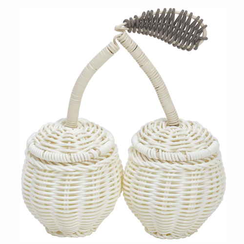 小物入れ EIBORIE フルーツシェイプバスケットチェリー