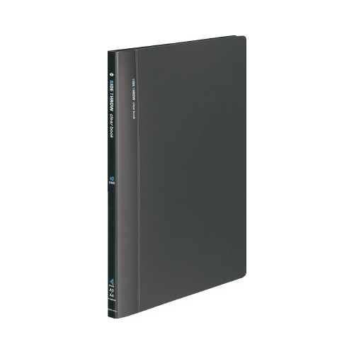 クリヤブック固定式横入Ａ４縦４０Ｐ濃灰Ｘ３画像