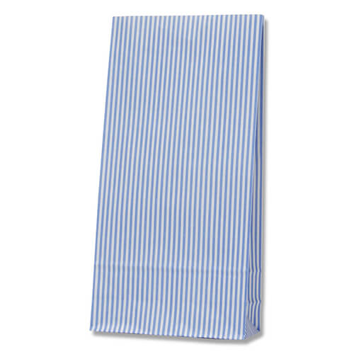 角底袋（モノストライプ・青・幅160×マチ65×高320mm)画像