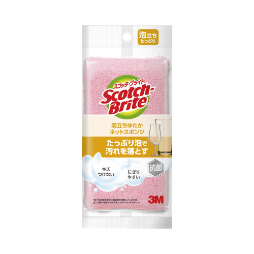 スコッチ・ブライトＴＭ　泡立ちゆたかピンク