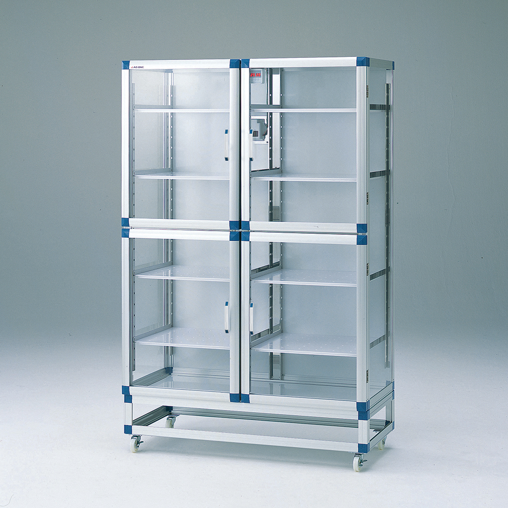 フロストドライデシケーター(ジャンボ)　1152×523（618）×1765mm　強化プラスチック棚板画像