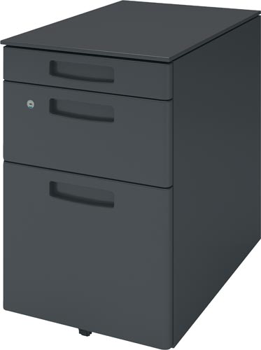 リーンデスク　ワゴン　ブラック　Ｖ３