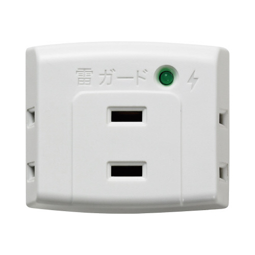 トリプルタップ　雷サージ付　３個口画像