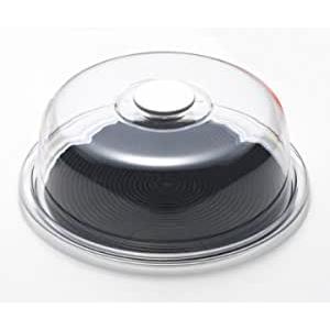 製菓・製パン用品 MT-1201 クリアラブリーハット 丸ケーキ中 ブラック画像