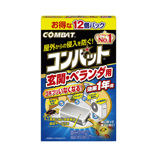 コンバット　玄関・ベランダ用　１年用１２個×４