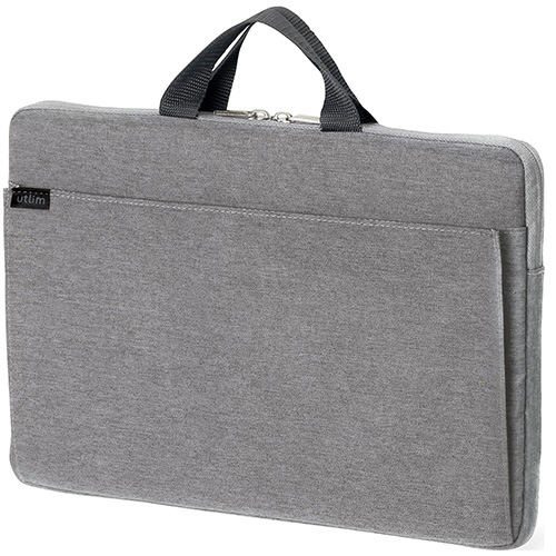 ﾕｰﾄﾘﾑ ﾉｰﾄPC軽量ｹｰｽ 極厚ｸｯｼｮﾝ付き 13.3型対応 ｸﾞﾚｰ 1個