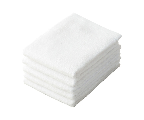 フェイスタオル(5枚組) ホワイト 約34×80cm画像