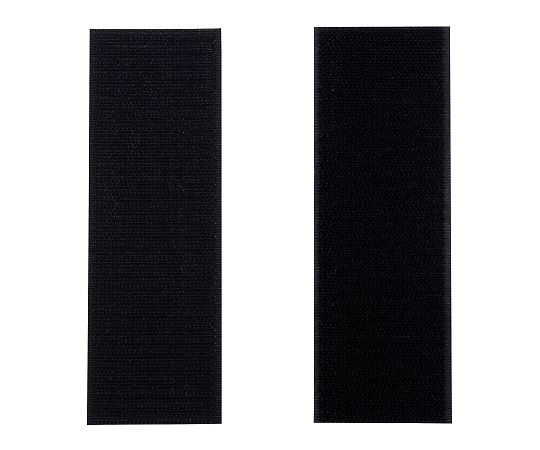 強力面ファスナー バリバリテープ 縫製用 50×150mm 黒 1セット（2組入）画像