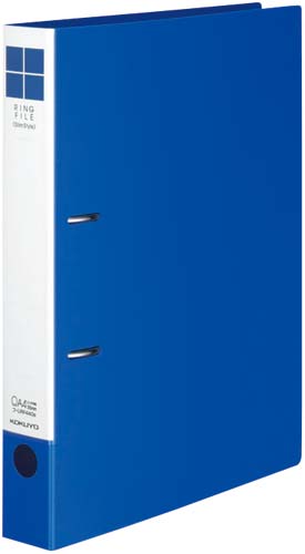 リングＦスリムスタイル青Ａ４縦背幅４２ｍｍ１０冊画像