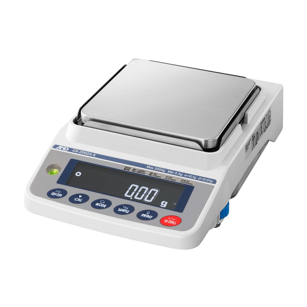 検定付き校正用分銅内蔵型天びん GX-A-Kシリーズ  ひょう量:2200g 最小表示:0.1g画像
