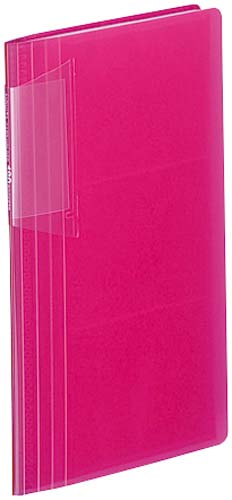 カードホルダー＜ノビータ＞１８０名用　桃×１０冊画像