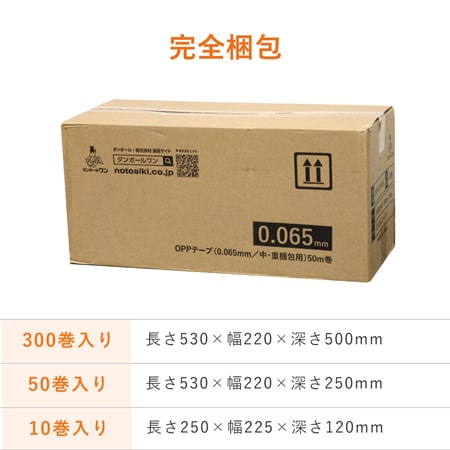 中量物・重量物の梱包に！お買い得価格の透明OPPテープ
