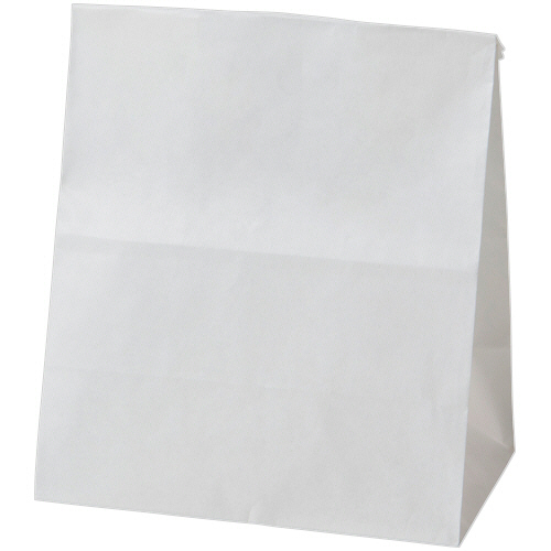 HEIKO NF耐油角底袋 13-8 白無地 1ﾊﾟｯｸ(100枚)画像