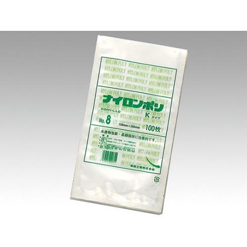 福助工業 真空袋 ナイロンポリ Kタイプ No.8 (15-28)画像