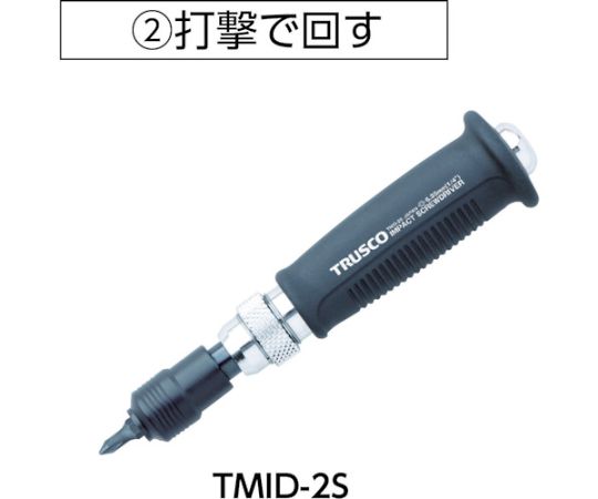 なめたネジはずし工具セット専用ケース 黒いケースが横向きに開いており、中に工具がきれいに配置されている様子