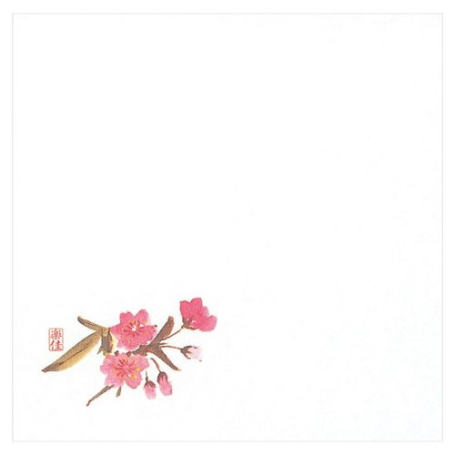 食品シート M30-221 耐油懐敷 18角 桜 100枚入 マイン画像
