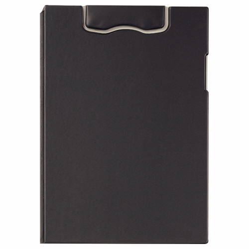 ﾏｸﾞﾈｯﾄﾎﾙﾀﾞｰ(ﾚｵｸﾞﾘｯﾌﾟ) 2つ折り式 A4ﾀﾃ ﾌﾞﾗｯｸ 1枚画像