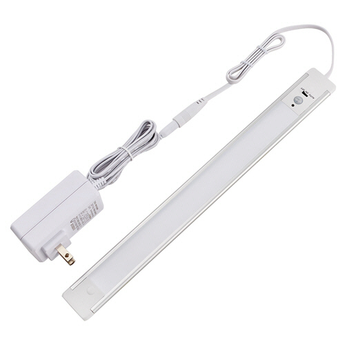 ｽﾘﾑ&ﾌﾗｯﾄLEDﾗｲﾄ(LED多目的灯) 明暗人感ｾﾝｻｰ 本体ｻｲｽﾞ約32cm 電球色 1台