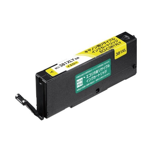 リサイクルインク　ＢＣＩ－３８１ＸＬＹ対応画像