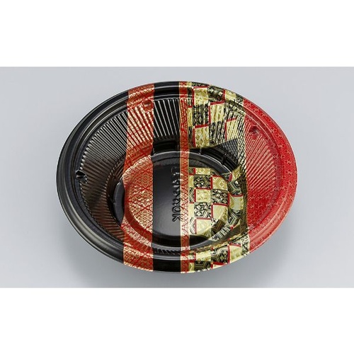 シーピー化成 どんぶり容器 BF丸丼18L 越後赤 本体画像